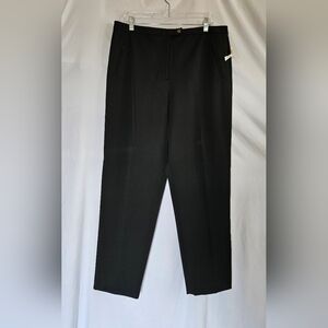 Talbots Stretch Black Dress Pants Womens 16 NWT Vtg Careerwear Office